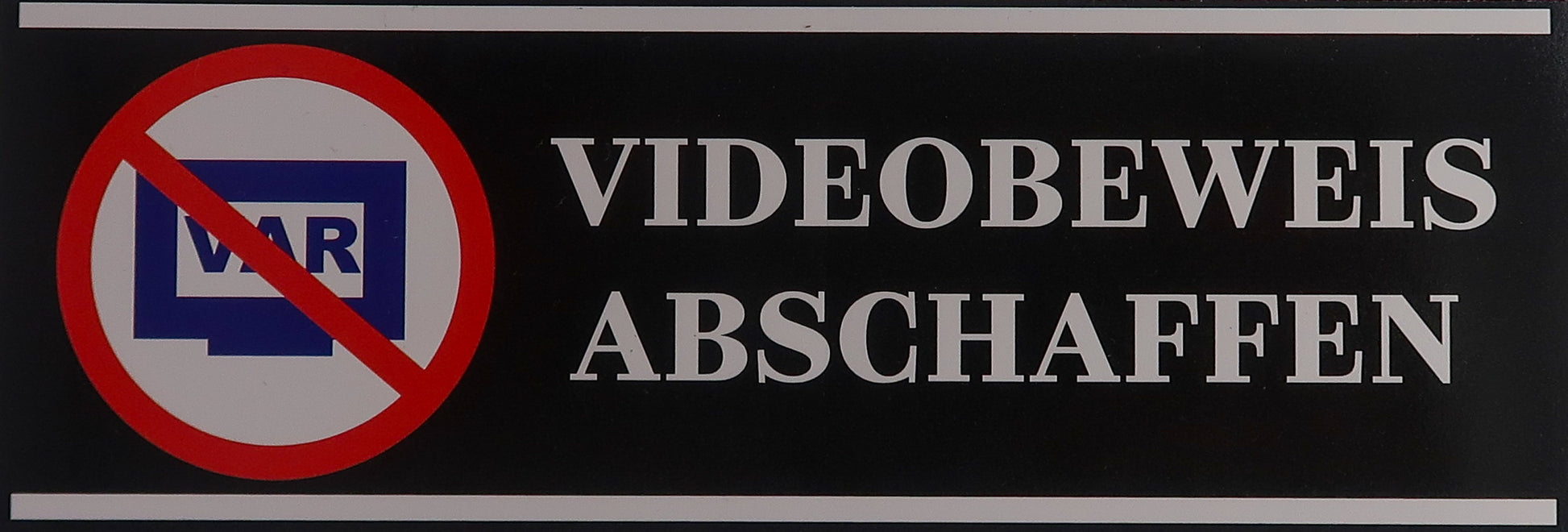Sticker Aufkleber Videobeweis Abschaffen
